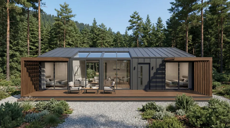 Montažna kuća M88, 88 m², Modular Houses