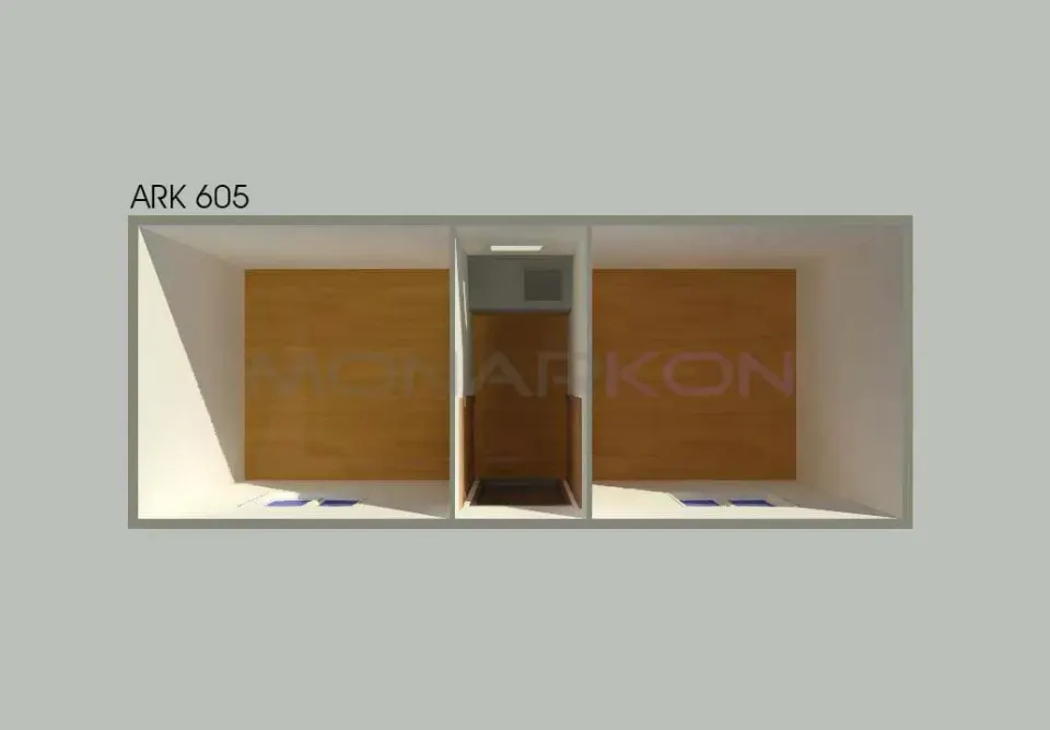 Montažna kuća Stambeni kontejner ARK 605, 15 m², Monarkon