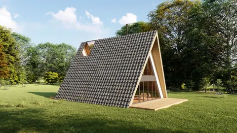 Montažna kuća A-Frame 06, 100 m², Montažne Box Kuće