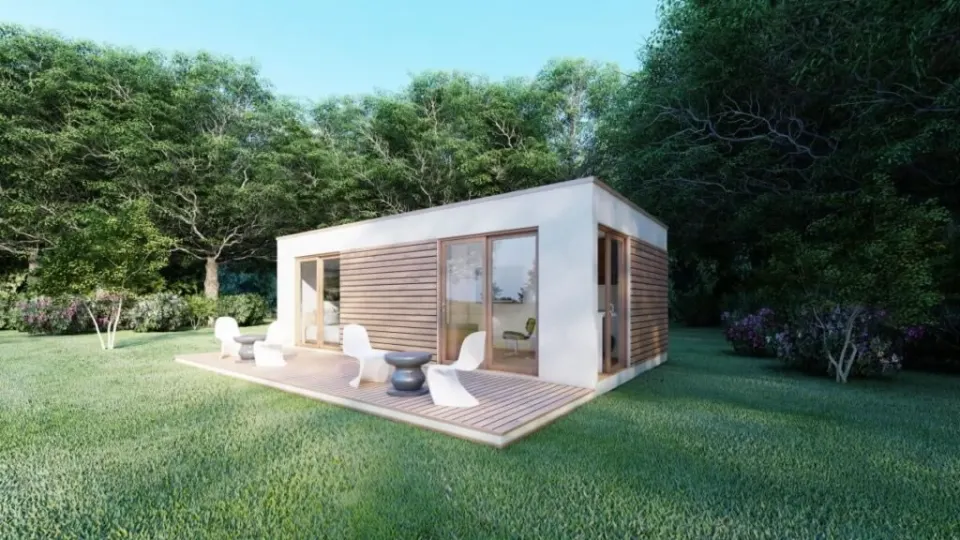 Montažna kuća Box kuća 05, 32 m², Montažne Box Kuće