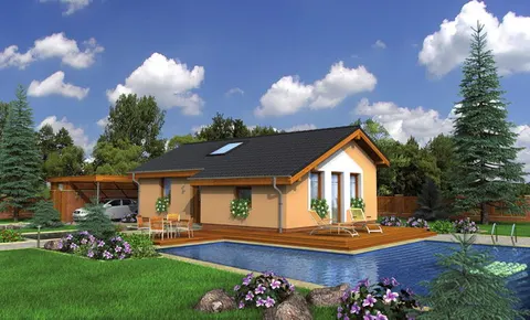 Montažna kuća Bungalow 10, 10 m², Monthaus (Montažne kuće Jevtić)