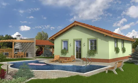 Montažna kuća Bungalow 11, 11 m², Monthaus (Montažne kuće Jevtić)