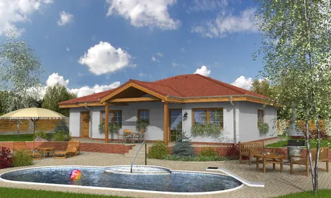Montažna kuća Bungalow 12, 12 m², Monthaus (Montažne kuće Jevtić)