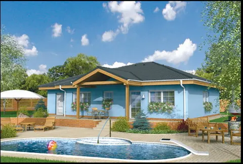 Montažna kuća Bungalow 12, 12 m², Monthaus (Montažne kuće Jevtić)