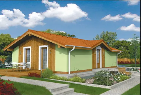 Montažna kuća Bungalow 13, 13 m², Monthaus (Montažne kuće Jevtić)