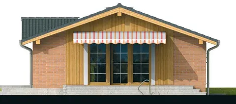 Montažna kuća Bungalow 13, 13 m², Monthaus (Montažne kuće Jevtić)