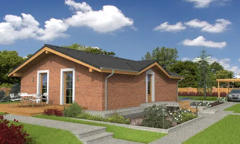 Montažna kuća Bungalow 13, 13 m², Monthaus (Montažne kuće Jevtić)