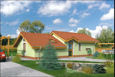 Montažna kuća Bungalow 14, 14 m², Monthaus (Montažne kuće Jevtić)