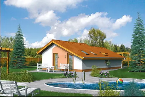 Montažna kuća Bungalow 14, 14 m², Monthaus (Montažne kuće Jevtić)