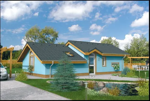Montažna kuća Bungalow 14, 14 m², Monthaus (Montažne kuće Jevtić)