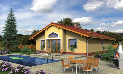 Montažna kuća Bungalow 15, 15 m², Monthaus (Montažne kuće Jevtić)