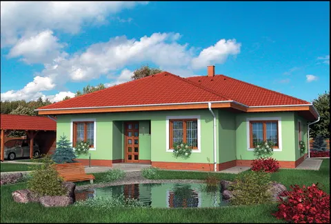 Montažna kuća Bungalow 16, 16 m², Monthaus (Montažne kuće Jevtić)