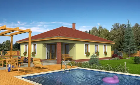 Montažna kuća Bungalow 17, 17 m², Monthaus (Montažne kuće Jevtić)