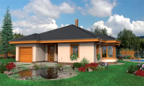 Montažna kuća Bungalow 18, 18 m², Monthaus (Montažne kuće Jevtić)
