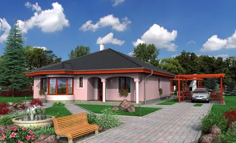 Montažna kuća Bungalow 19, 19 m², Monthaus (Montažne kuće Jevtić)