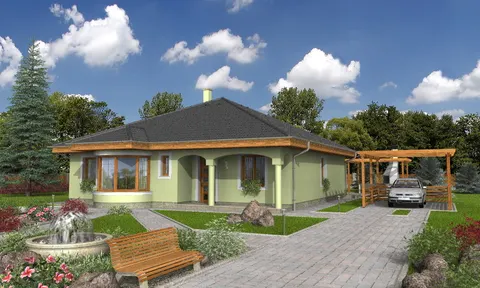 Montažna kuća Bungalow 19, 19 m², Monthaus (Montažne kuće Jevtić)