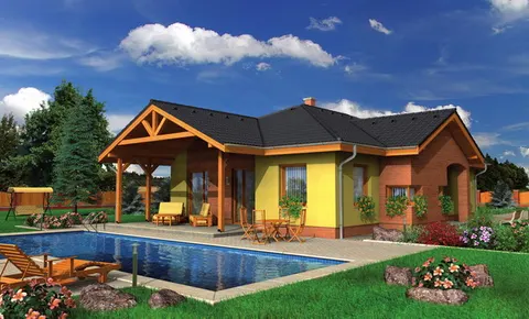 Montažna kuća Bungalow 23, 23 m², Monthaus (Montažne kuće Jevtić)