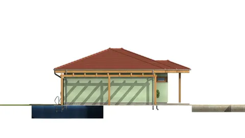 Montažna kuća Bungalow 25, 25 m², Monthaus (Montažne kuće Jevtić)