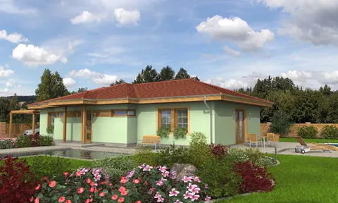 Montažna kuća Bungalow 25, 25 m², Monthaus (Montažne kuće Jevtić)