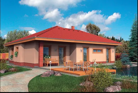 Montažna kuća Bungalow 32, 32 m², Monthaus (Montažne kuće Jevtić)