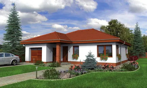 Montažna kuća Bungalow 34, 34 m², Monthaus (Montažne kuće Jevtić)
