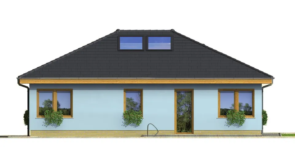 Montažna kuća Bungalow 34, 34 m², Monthaus (Montažne kuće Jevtić)
