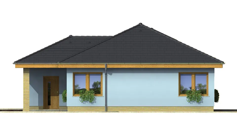 Montažna kuća Bungalow 34, 34 m², Monthaus (Montažne kuće Jevtić)