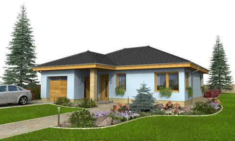 Montažna kuća Bungalow 34, 34 m², Monthaus (Montažne kuće Jevtić)