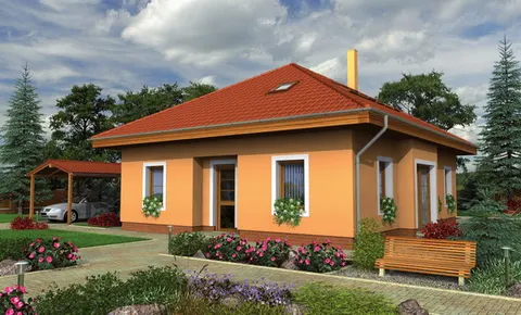 Montažna kuća Bungalow 35, 35 m², Monthaus (Montažne kuće Jevtić)