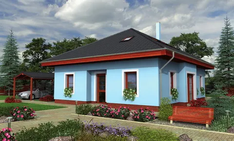 Montažna kuća Bungalow 35, 35 m², Monthaus (Montažne kuće Jevtić)