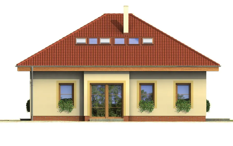 Montažna kuća Bungalow 35, 35 m², Monthaus (Montažne kuće Jevtić)