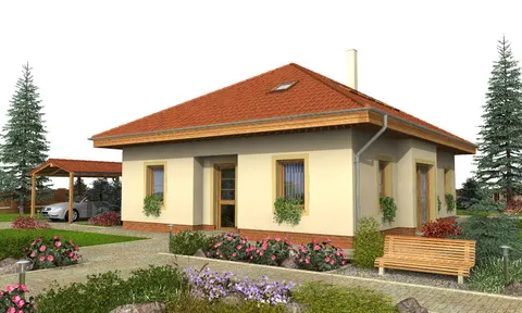 Montažna kuća Bungalow 35, 35 m², Monthaus (Montažne kuće Jevtić)