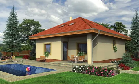Montažna kuća Bungalow 35, 35 m², Monthaus (Montažne kuće Jevtić)