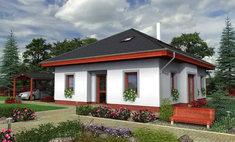 Montažna kuća Bungalow 35, 35 m², Monthaus (Montažne kuće Jevtić)