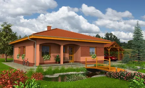 Montažna kuća Bungalow 36, 36 m², Monthaus (Montažne kuće Jevtić)