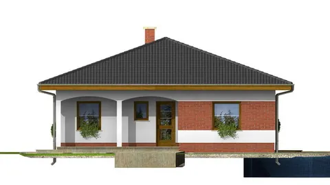 Montažna kuća Bungalow 36, 36 m², Monthaus (Montažne kuće Jevtić)