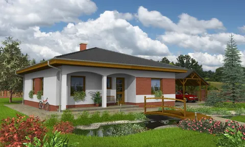 Montažna kuća Bungalow 36, 36 m², Monthaus (Montažne kuće Jevtić)