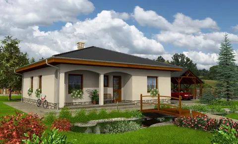Montažna kuća Bungalow 36, 36 m², Monthaus (Montažne kuće Jevtić)