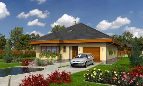 Montažna kuća Bungalow 37, 37 m², Monthaus (Montažne kuće Jevtić)