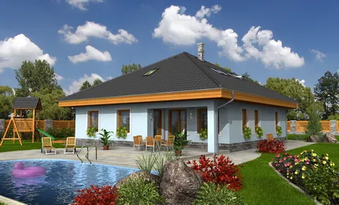 Montažna kuća Bungalow 37, 37 m², Monthaus (Montažne kuće Jevtić)