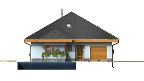 Montažna kuća Bungalow 37, 37 m², Monthaus (Montažne kuće Jevtić)