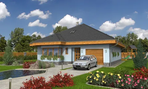 Montažna kuća Bungalow 37, 37 m², Monthaus (Montažne kuće Jevtić)
