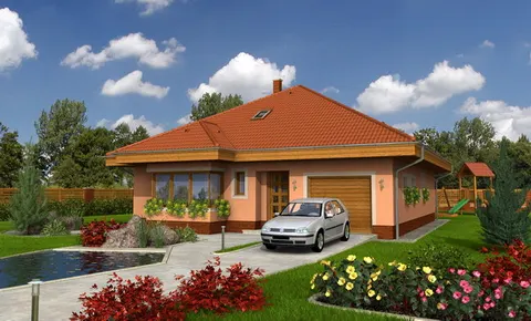 Montažna kuća Bungalow 37, 37 m², Monthaus (Montažne kuće Jevtić)
