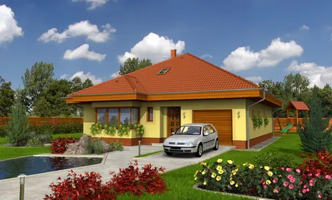 Montažna kuća Bungalow 37, 37 m², Monthaus (Montažne kuće Jevtić)