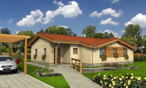 Montažna kuća Bungalow 38, 38 m², Monthaus (Montažne kuće Jevtić)