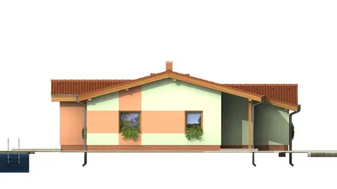 Montažna kuća Bungalow 38, 38 m², Monthaus (Montažne kuće Jevtić)