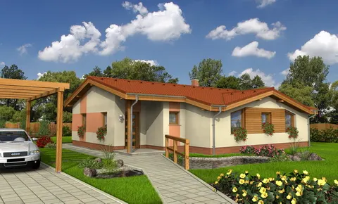 Montažna kuća Bungalow 38, 38 m², Monthaus (Montažne kuće Jevtić)
