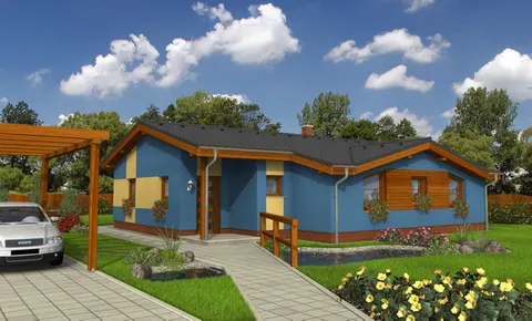 Montažna kuća Bungalow 38, 38 m², Monthaus (Montažne kuće Jevtić)