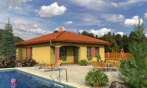 Montažna kuća Bungalow 39, 39 m², Monthaus (Montažne kuće Jevtić)