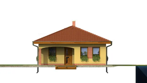 Montažna kuća Bungalow 39, 39 m², Monthaus (Montažne kuće Jevtić)